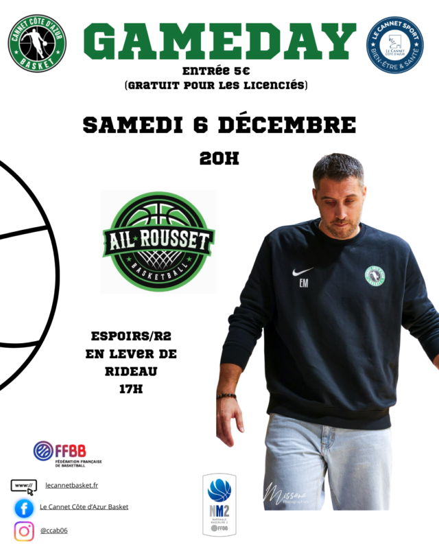 🏀 Dernier match à domicile de l’année 2025 !